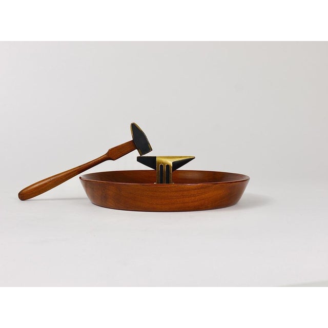 Mid-Century Austrian Nut Cracker Bowl by Richard Rohac, 1950s For Sale - Image 4 of 18