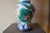 Vintage Porcelain Flower Tall Vase For Sale - Image 4 of 13
