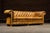 English Early 20th Century Tufted Caramel Leather Chesterfield Sofa For Sale - Image 3 of 15