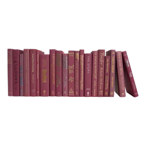 Decorative Books - Rosé Books - Pink Books By The Foot