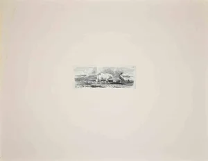 After Charles Coleman, Roman Countryside, Etching, 1992