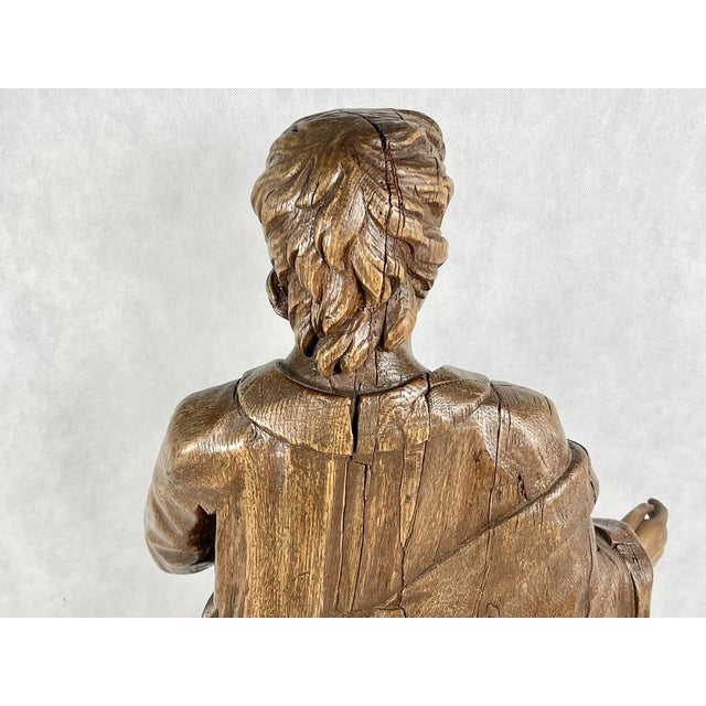 St. John the Baptist, 1800s, Oak For Sale - Image 12 of 18