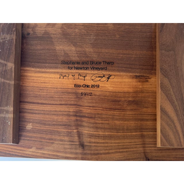 Brown Modern Eco-Friendly Walnut Wood Puzzle Tray Signed Limited Edition From Materious, Chicago For Sale - Image 8 of 12