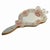 Vetri 1980s Vetri Murano Art Glass Floral Hand Mirror-Form Wall Mirror For Sale - Image 4 of 12