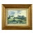 "Near Spring" Green Barn Landscape in Oil on Illustration Board by Warner Baird For Sale