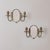 1940s Pair of French Brass and Mirror Sconces For Sale - Image 10 of 15