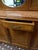 Brown Double-Body Sideboard with Mirror and Red Marble Top, 1940s For Sale - Image 8 of 10