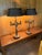 Frederick Cooper Pair of Mid-Century Frederick Cooper Brass Bouillotte Table Lamps With Adjustable Brass Tôle Shades For Sale - Image 4 of 10