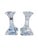 Mid-Century Modern Late 20th Century Orrefors Regina Crystal Candle Holders, a Pair For Sale - Image 3 of 10