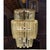 1960s Elegant Italian Murano Glass Chandelier, Mid-Century Golden Hand-Blown & Unique Statement Piece For Sale - Image 6 of 6