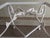 1960s Vintage 1960s Painted Aluminum Side Table in the Style of Jean-Charles Moreux For Sale - Image 5 of 9