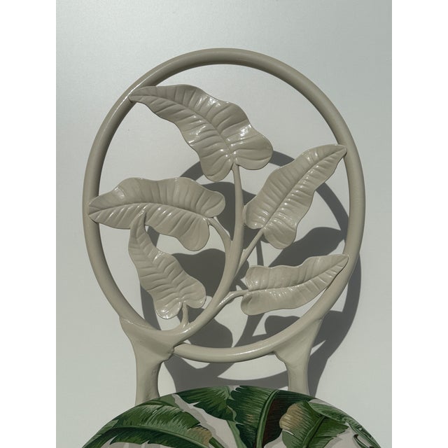 1960s Set of Aluminum Tropical Patio Chairs, 8 Pieces For Sale - Image 9 of 12