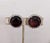 1960s Vintage 1960s Signed Castlecliff Faux-Amethyst & Clear Rhinestone Clip Earrings-2 Pieces For Sale - Image 5 of 7