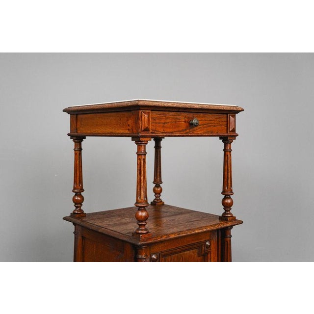 Wood Gründerzeit Sideboard in Oak For Sale - Image 7 of 18