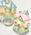 Ceramic Easter Bunny Houses - Set of Three For Sale - Image 7 of 11