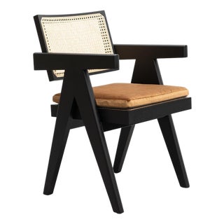 051 Capitol Complex Office Chair with Cushion by Pierre Jeanneret for Cassina For Sale