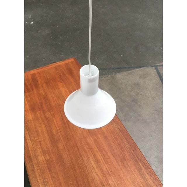 Vintage Danish Mini P&T Pendel Pendant Lamp by Michael Bang for Holmegaard, 1970s For Sale - Image 14 of 18