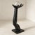Postmodern 1990s Arm & Hand Sculpture Male Anatomic Statue Black Iron Postmodern Metal Art 27" For Sale - Image 3 of 17