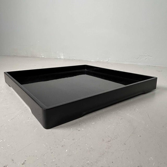 Urushi Lacquer Black Tray, Japan, 1890s For Sale - Image 13 of 14