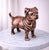 Enhance your home décor with this elegant antique-style pug dog sculpture, beautifully crafted from real metal and...