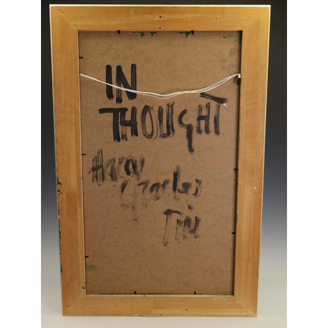Harry Charles Tim, In Thought Portrait, 2026, Acrylic Painting on Board, Framed For Sale - Image 14 of 15
