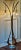 Brass Vintage Danish Modern Organic Form Three-Light Teak and Brass Floor Lamp For Sale - Image 8 of 9