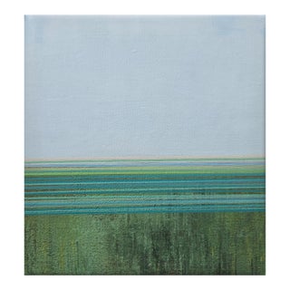 Quiet Between Tides Abstract Acrylic Painting For Sale