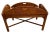 Gorgeous Vintage Heritage Henredon Mahogany Butler's Tray Oval Cocktail Table Colonial Revival 17" Tall x 45" wide x 30"...