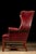 Hancock & Moore Vintage Tufted Leather Chesterfield Armchair in Burgundy by Hancock & Moore For Sale - Image 4 of 9