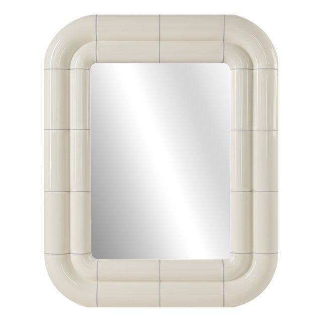 Portalito Mirror in Off-White by Tilecito For Sale
