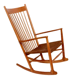 Hans Wegner J16 Beech Rocking Chair, circa 1950