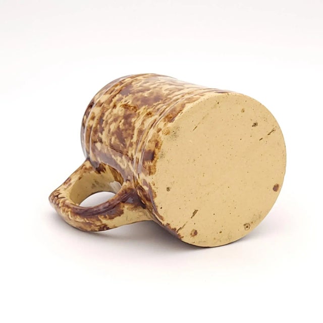 18th Century Early Stoneware Treacle Glazed Mug, England, 18th Century or Earlier For Sale - Image 5 of 6