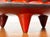 Mid-Century Modern Danish Studio Pottery Orange Tripod Bowl from Frank Keramik, 1960s For Sale - Image 9 of 12