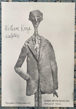 William King (b.1925), Vintage Lithograph Poster William King Terry Dintenfass Gallery NYC