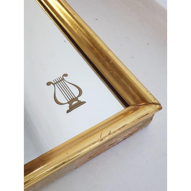 1950s Neoclassic Full-Length Mirror in the style of Gio Ponti, Italy, 1950s For Sale - Image 5 of 10
