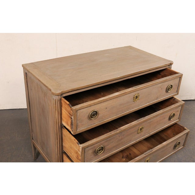 French Neoclassical 3-Drawer Commode,19th C For Sale - Image 10 of 11