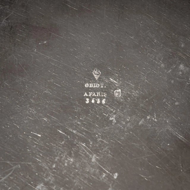 Large Silver Plate by Odiot For Sale - Image 4 of 7