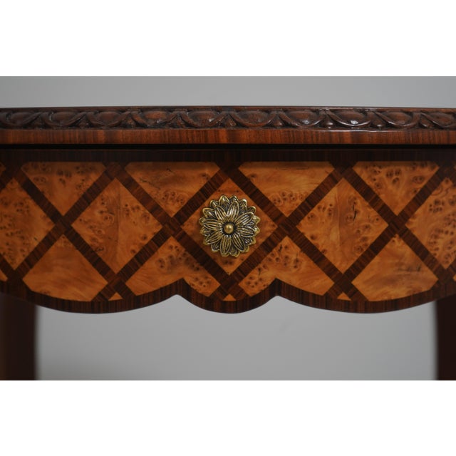 Brown Theodore Alexander 5005-961 French Lamp Table For Sale - Image 8 of 17