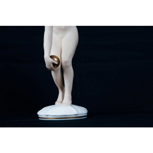 Early 20th Century Early 20th Century Hutschenreuther Porcelain Nude Figure For Sale - Image 5 of 9