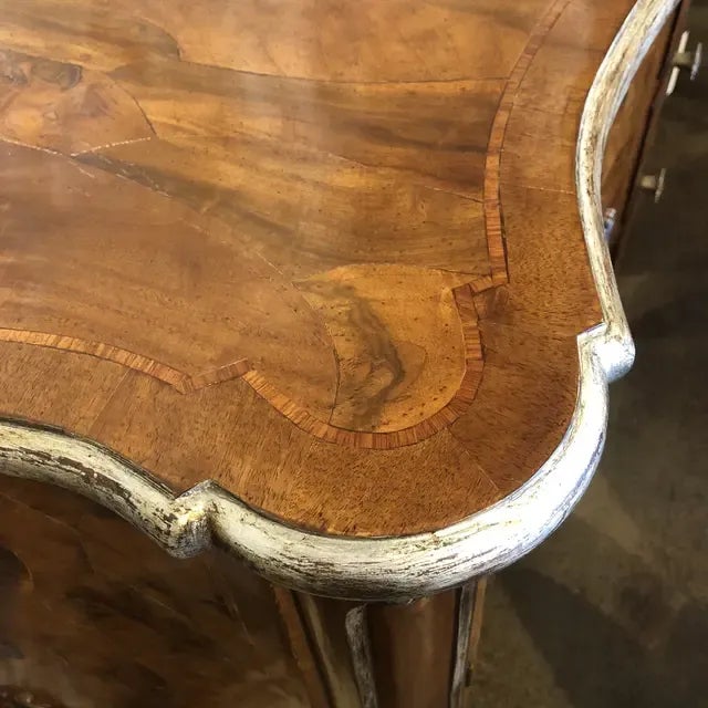 1990s Italian Shaped Server With Two Doors and Three Drawers For Sale - Image 11 of 13