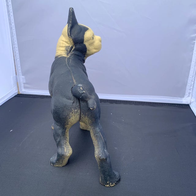 French Bulldog Iron Doorstop For Sale - Image 4 of 13