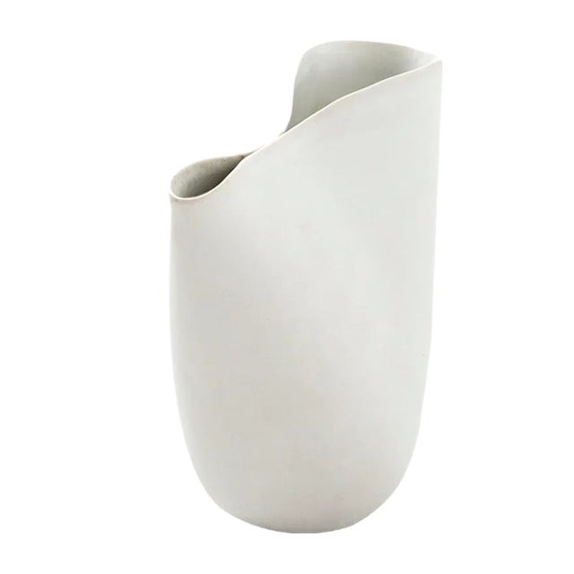 Vintage Ceramic Wind Vase by Stig Lindberg, 1930s For Sale