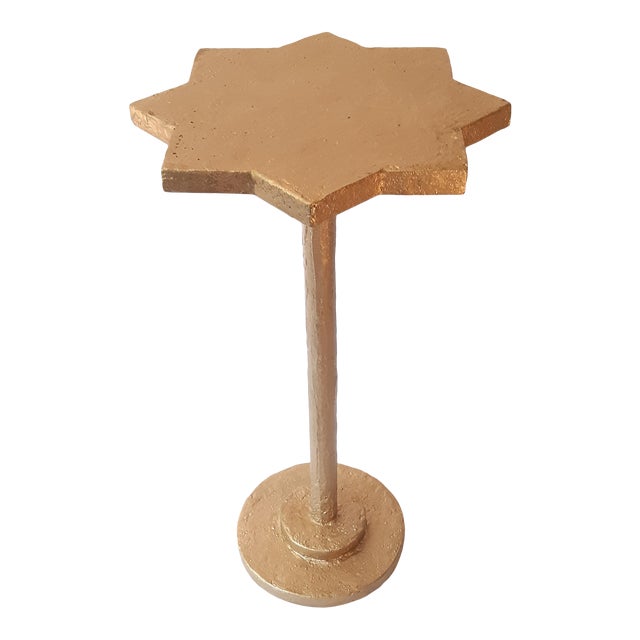 Modern Artisan Small Accent Table Gold Chairish