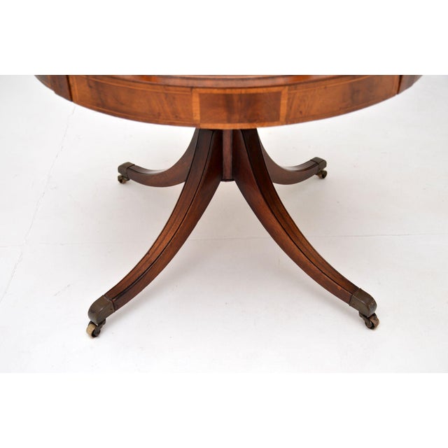 Brown Vintage Regency Two-Tier Side Table, 1930s For Sale - Image 8 of 9