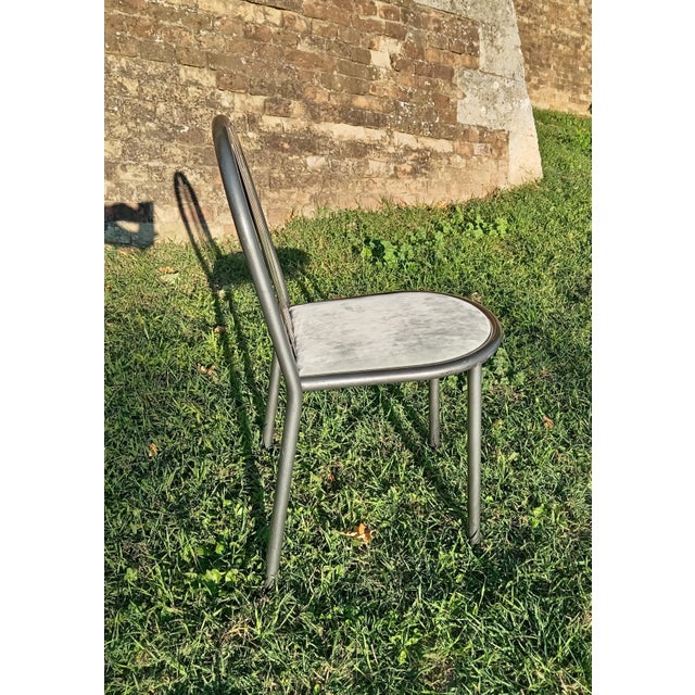 Postmodern Stacking Chairs by Robert Mallet for Stevens, 1980s, Set of 6 For Sale - Image 3 of 5