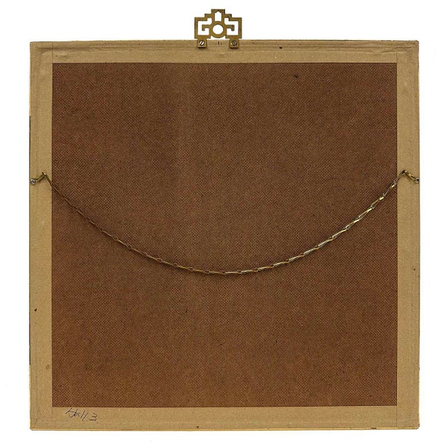 Framed Antique Chinese Qing Dynasty Embroidery 25lp007 For Sale - Image 10 of 10