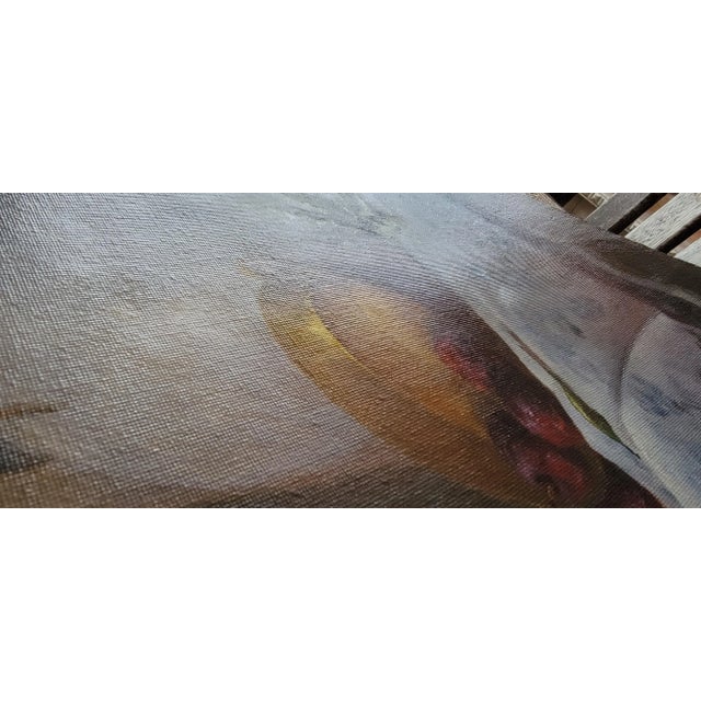 Original Realist Still Life Oil Painting by German Artist Wolfgang Emil Hofmann For Sale - Image 4 of 7