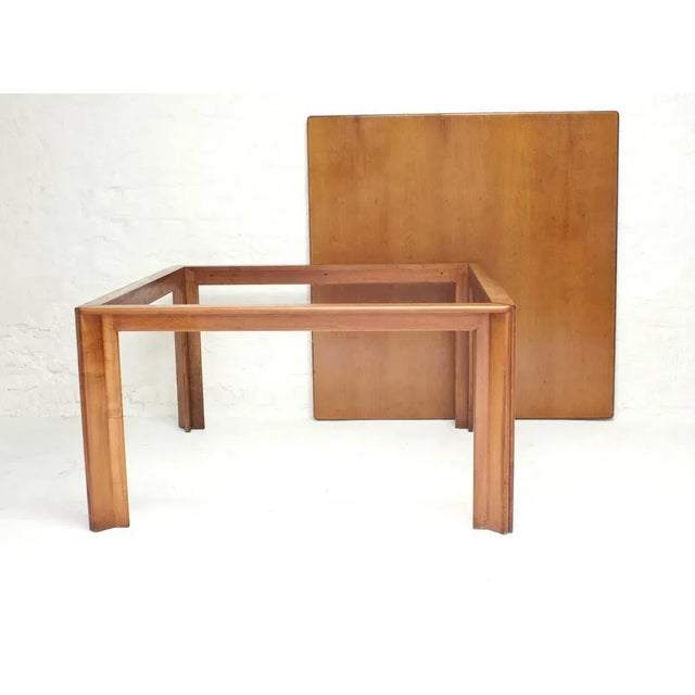 Molteni Square Mou Dining Table from Afra and Tobia Scarpa for Molteni, 1970s For Sale - Image 4 of 9