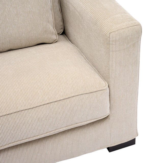 Vintage Roche Bobois Cream Cord Armchairs For Sale In Austin - Image 6 of 11