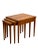 1960s Vintage Fruitwood Nesting Tables by Heritage, Set of 3 For Sale - Image 11 of 13